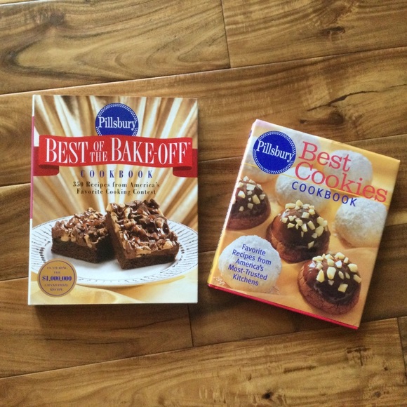 ✔️ Pillsbury Bake Off and Best Cookies Hardback Cookbooks Set of 2 - Picture 1 of 7